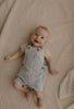 Ponchik Babies + Kids - Cotton Dungaree Overalls - Capri Blue