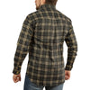 Mens FLANNELETTE SHIRT Check 100% COTTON Flannel Vintage Long Sleeve - 99 (Full Placket) - M