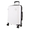 Pierre Cardin Inspired Milleni Cabin Luggage Bag Travel Carry On Suitcase 54cm (39L) - White