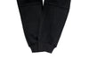 Mens Skinny Track Pants Joggers Trousers Gym Casual Sweat Cuffed Slim Trackies Fleece - Black - 3XL