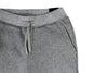 Mens Skinny Track Pants Joggers Trousers Gym Casual Sweat Cuffed Slim Trackies Fleece - Heather Grey - M