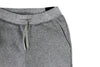 Mens Skinny Track Pants Joggers Trousers Gym Casual Sweat Cuffed Slim Trackies Fleece - Heather Grey - S