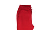 Mens Skinny Track Pants Joggers Trousers Gym Casual Sweat Cuffed Slim Trackies Fleece - Red - 3XL