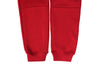 Mens Skinny Track Pants Joggers Trousers Gym Casual Sweat Cuffed Slim Trackies Fleece - Red - XL