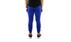 Mens Skinny Track Pants Joggers Trousers Gym Casual Sweat Cuffed Slim Trackies Fleece - Royal Blue - XXL