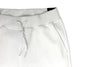 Mens Skinny Track Pants Joggers Trousers Gym Casual Sweat Cuffed Slim Trackies Fleece - White - L