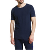 Mens Thermal Short Sleeve Top Microfleece Baselayer Underwear T Shirt - Navy - XXL