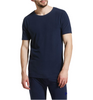 Mens Thermal Short Sleeve Top Microfleece Baselayer Underwear T Shirt - Navy