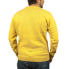 100% SHETLAND WOOL CREW Round Neck Knit JUMPER Pullover Mens Sweater Knitted - Corn (14) - L