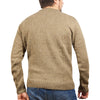 100% SHETLAND WOOL CREW Round Neck Knit JUMPER Pullover Mens Sweater Knitted - Nutmeg (23) - 3XL