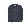 100% Shetland Wool V Neck Knit Jumper Pullover Mens Sweater Knitted - Navy (45) - 6XL