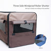 Pet Carrier Bag Soft Dog Crate Cage Kennel Tent House Foldable Portable Car Bed Navy Blue 82*58*58CM