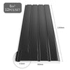 12 PCs Corrugated Roof Sheets Profile Galvanized Metal Roofing Carport Black