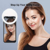 Clip on Selfie LED Flash Fill Light Camera Portable Rechargeable Ring