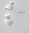 3 Pack 60/80/100 ML Travel Airless Pump Spray Clear White Bottles