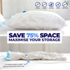 Home Master 24PCE Vacuum Storage Bags XXL Re-Usable Space Saver 80 x 145cm