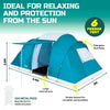 Bestway 4.9m x 2.m Tent 6 Person UV Protected Premium Double Layered PVC