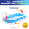 Bestway Inflatable Kids Basketball Pool Built-In Hoops Balls Included 636L