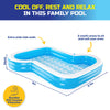 Bestway Inflatable Sunsational Family Pool Mosaic Printed Base 1207L