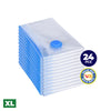 Home Master 24PCE Vacuum Storage Bags X-Large Re-Usable 110 x 100cm