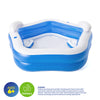 Bestway Inflatable Pentagon Shaped Pool Fitted With Headrests & Seats 575L