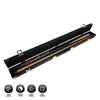 SAS Sports Pool Snooker Billiard Cue With Carry Case Premium Oak Handle 145cm